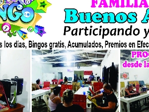 BINGO RECREACIONES FAMILIAR BUENOS AIRES 