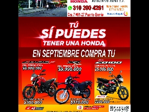 MOTOCENTRO HONDA  TU SI PUEDES TENER UNA  HONDA