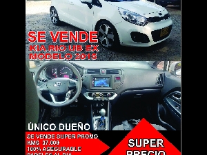 SE VENDE  KIA RIO UB EX MODELO 2015